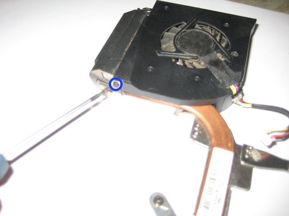HP Pavilion dv6000 Fan Replacement: step 20, image 2 of 2