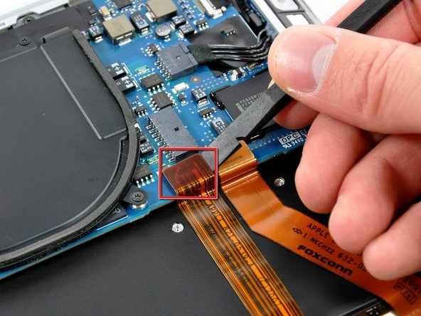 MacBook Air Models A1237 and A1304 Trackpad Control Cable Replacement: step 8, image 1 of 1