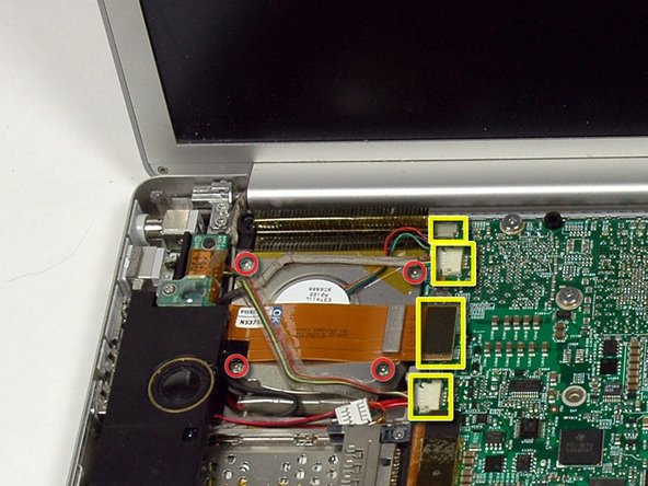 PowerBook G4 Aluminum 15" 1.67 GHz Left Fan Replacement: step 11, image 1 of 1