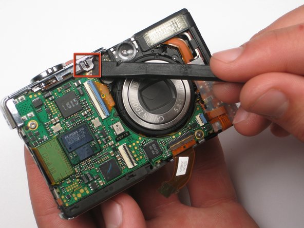 Canon PowerShot SD450 Flash Bulb: step 8, image 1 of 1