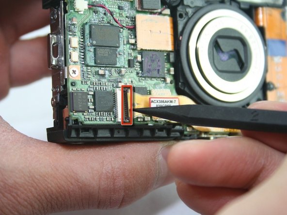 Disassembling Canon PowerShot SD1100 IS LCD screen: step 9, image 1 of 3