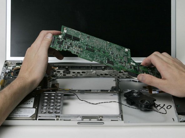 PowerBook G4 Aluminum 17" 1-1.67 GHz Logic Board Replacement: step 21, image 1 of 1