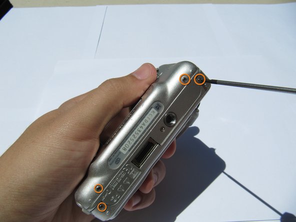 Kodak EasyShare LS743 Battery Door Replacement: step 3, image 2 of 3