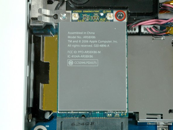 MacBook Pro 17" Models A1151 A1212 A1229 and A1261 ExpressCard Cage Replacement: step 12, image 1 of 1