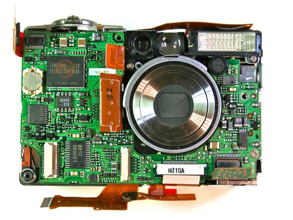 Canon Powershot S200 Camera lens Replacement: step 15, image 2 of 2