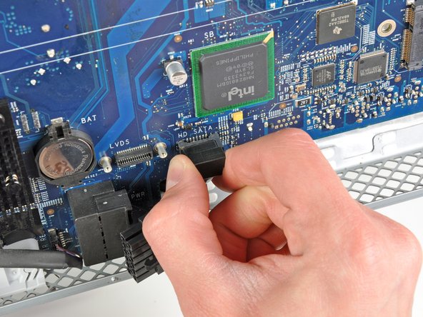 iMac Intel 24" EMC 2111 Hard Drive Fan Replacement: step 30, image 1 of 3