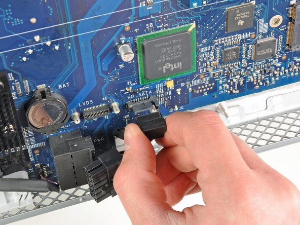 iMac Intel 24" EMC 2111 Optical Drive Fan Replacement: step 30, image 3 of 3