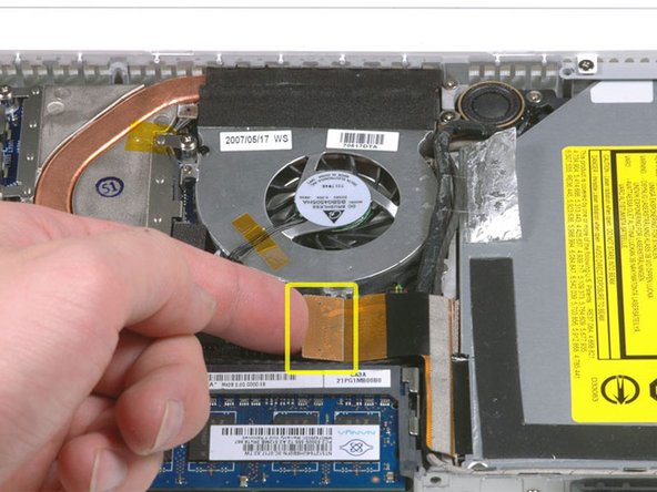 MacBook Core 2 Duo PRAM Battery Replacement: step 19, image 1 of 1