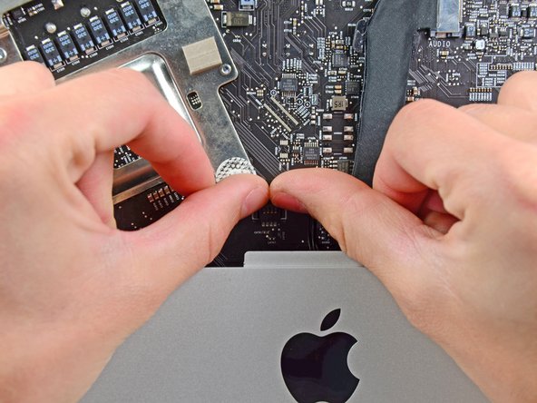 iMac Intel 21.5" EMC 2428 Left Speaker Replacement: step 31, image 1 of 2