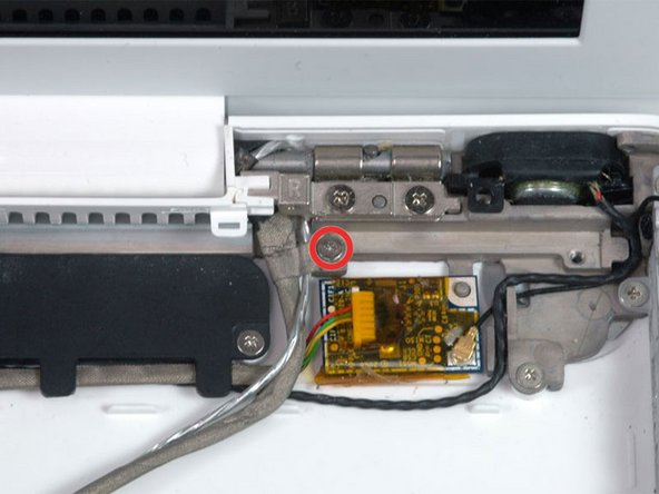 MacBook Core Duo Left Clutch Hinge Replacement: step 30, image 1 of 1