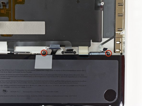 MacBook Pro 15" Unibody Early 2011 Upper Case Replacement: step 23, image 1 of 1