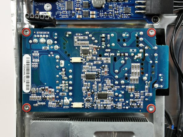 iMac G5 17" Model A1144 Power Supply Replacement: step 23, image 1 of 2