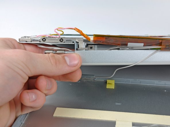 PowerBook G4 Aluminum 12" 867 MHz Front Display Bezel Replacement: step 74, image 2 of 2