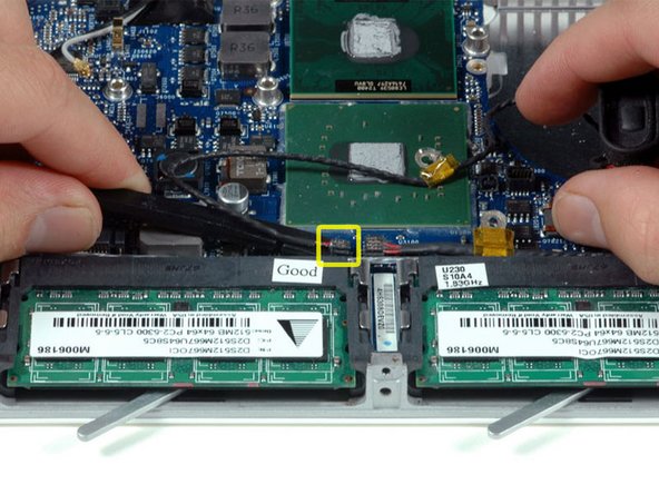 MacBook Core Duo PRAM Battery Replacement: step 27, image 1 of 1