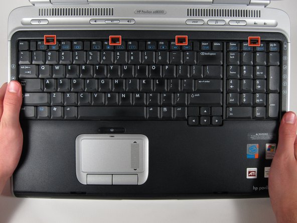 HP Pavilion zd8000 Base Fans Replacement: step 12, image 1 of 2