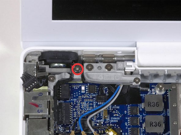 MacBook Core 2 Duo Left I/O Frame Replacement: step 14, image 1 of 1