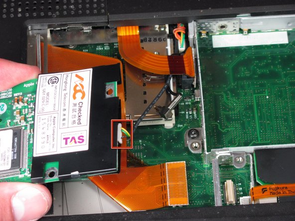 Apple PowerBook G3 400 Modem Replacement: step 12, image 1 of 1