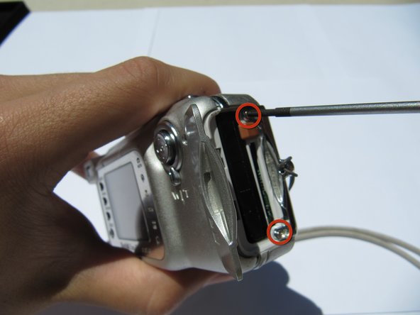 Kodak EasyShare LS743 Battery Door Replacement: step 4, image 1 of 3