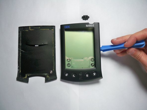 Disassembling IBM WorkPad c3 LCD: step 6, image 1 of 2