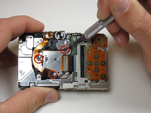 Canon Powershot SD550 Zoom Lens Assembly Replacement: step 10, image 1 of 2