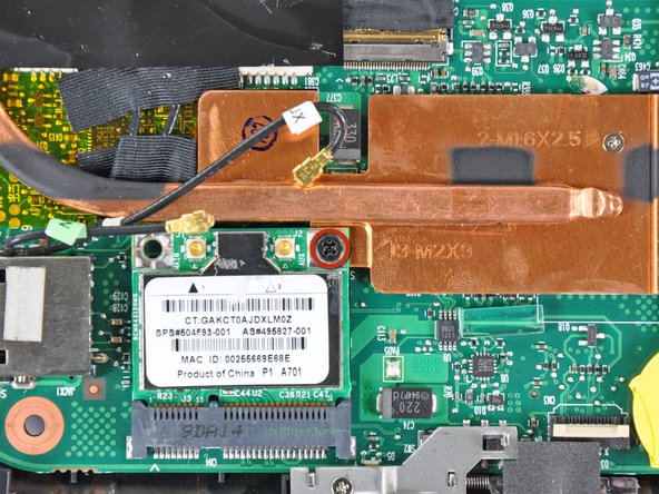 HP Mini 1000 Camera Board Replacement: step 20, image 1 of 1