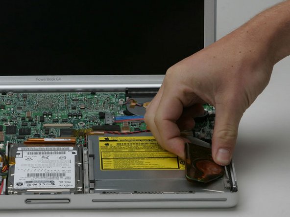 PowerBook G4 Aluminum 15" 1-1.5 GHz Right USB Board Replacement: step 15, image 1 of 1