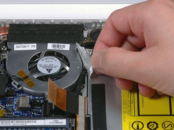MacBook Core 2 Duo Fan Replacement: step 16, image 1 of 1