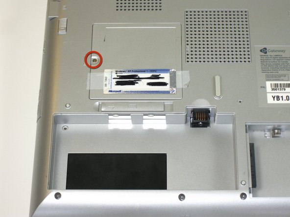 Gateway 600YG2 Memory Replacement: step 3, image 1 of 1