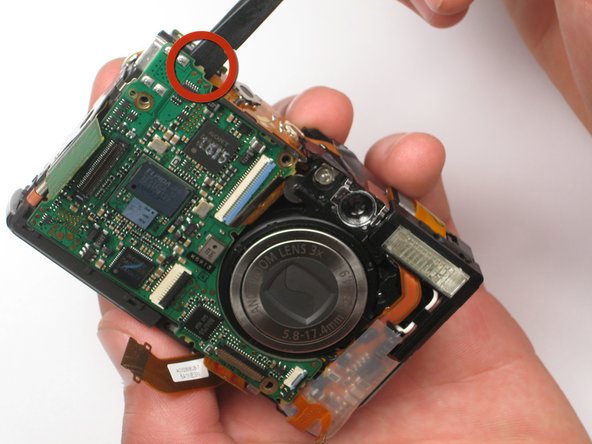 Canon PowerShot SD450 Flash Bulb: step 15, image 1 of 1