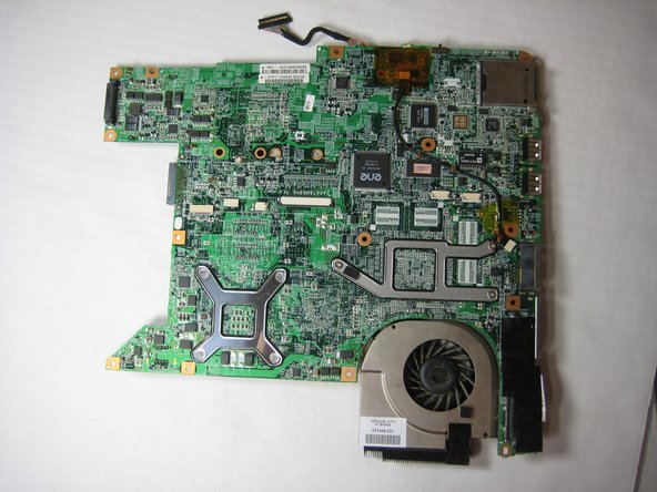 HP Pavilion dv6000 Fan Replacement: step 18, image 2 of 2