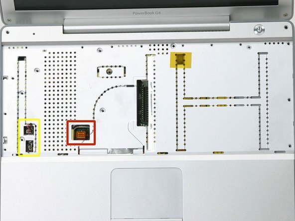 PowerBook G4 Aluminum 12" 1-1.5 GHz DC-In Board Replacement: step 17, image 1 of 1