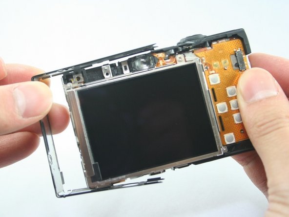 Disassembling Canon PowerShot SD1100 IS LCD screen: step 5, image 2 of 2