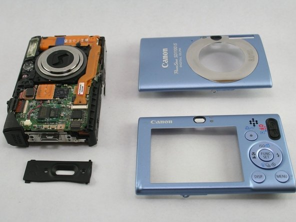 Disassembling Canon PowerShot SD1100 IS AV port and Logic board: step 4, image 1 of 1