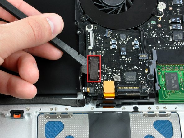 MacBook Unibody Model A1278 Hard Drive Cable Replacement: step 19, image 1 of 1