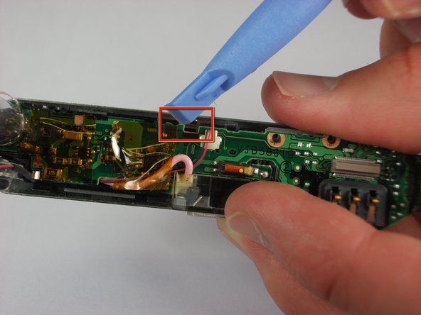 Panasonic Lumix DMC-FX01 On/ Off and Settings Button cover replacement: step 14, image 2 of 2