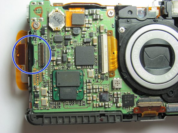 Canon Powershot SD750 Motherboard Replacement: step 12, image 2 of 2