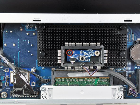 iMac Intel 24" EMC 2111 IR Board Replacement: step 9, image 1 of 2