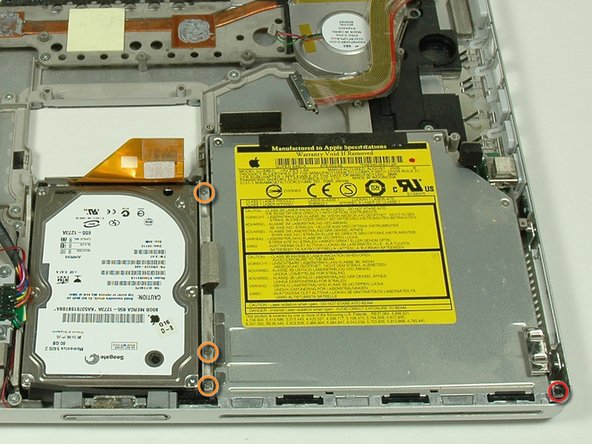 PowerBook G4 Aluminum 15" 1.67 GHz Right USB Board Replacement: step 22, image 1 of 1