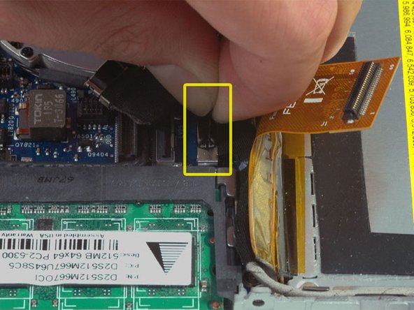 MacBook Core Duo Hard Drive Connector Replacement: step 16, image 1 of 1