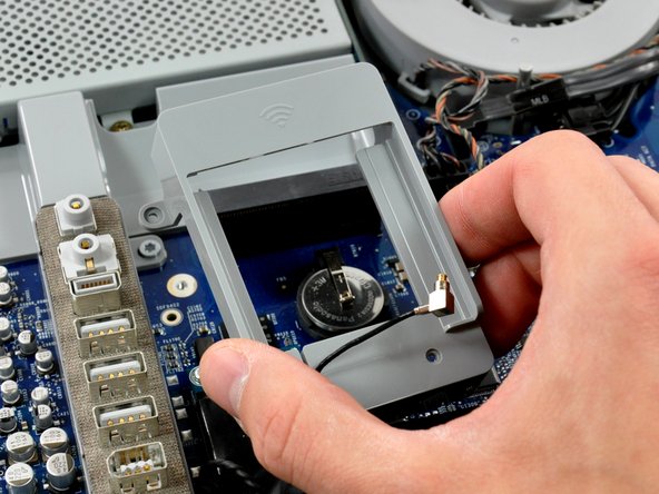 iMac G5 20" Model A1076 PRAM Battery Replacement: step 6, image 1 of 2