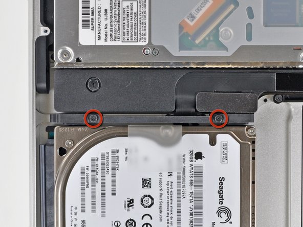 MacBook Pro 15" Unibody Mid 2010 Hard Drive/IR Sensor Cable Replacement: step 7, image 1 of 1