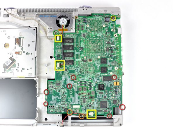 iBook G4 14" 1.42 GHz Logic Board Replacement: step 49, image 1 of 1