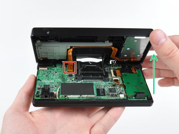 Nintendo DSi Upper LCD/Speakers Replacement: step 6, image 1 of 2