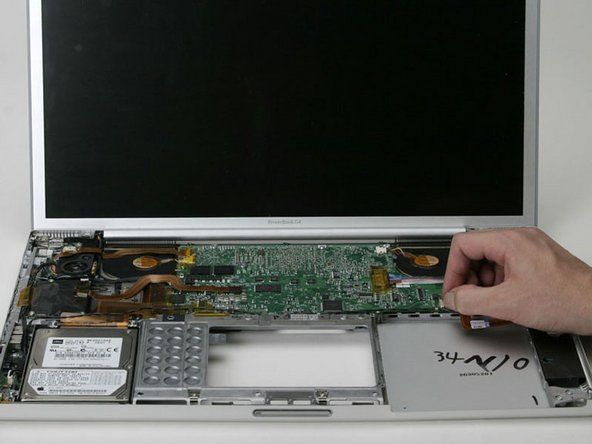 PowerBook G4 Aluminum 17" 1-1.67 GHz Logic Board Replacement: step 17, image 1 of 1