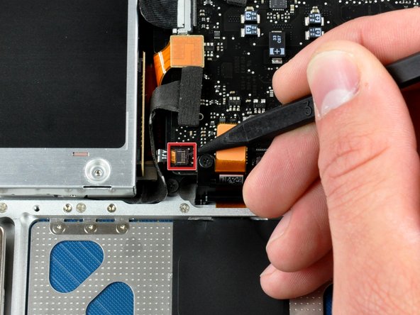 MacBook Unibody Model A1278 Microphone Replacement: step 17, image 1 of 2