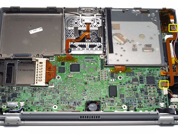 PowerBook G4 Titanium DVI PC Card Cage Replacement: step 12, image 1 of 1