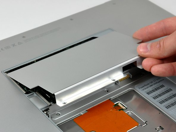 PowerBook G4 Aluminum 17" 1.67 GHz (High-Res) Lower Case Replacement: step 3, image 2 of 2