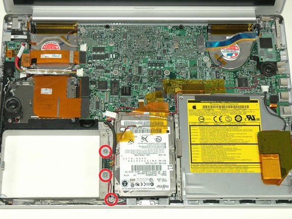 PowerBook G4 Aluminum 15" 1.5-1.67 GHz Battery Connector Replacement: step 13, image 1 of 1