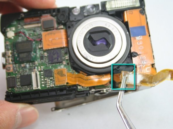 Disassembling Canon PowerShot SD1100 IS LCD screen: step 9, image 3 of 3