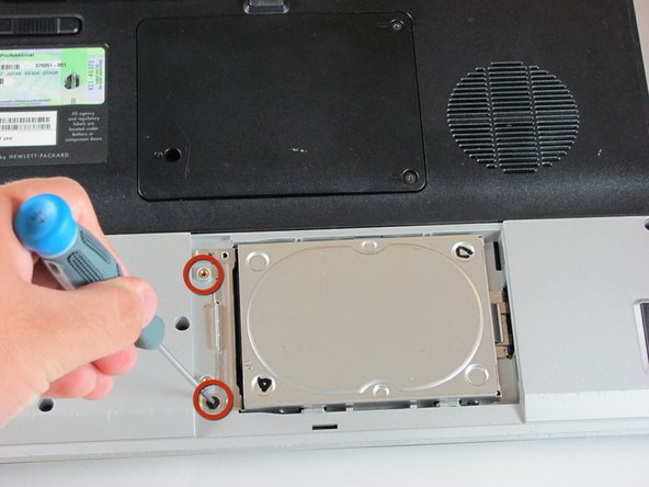 HP Pavilion dv5000 Hard Drive Replacement: step 5, image 1 of 1